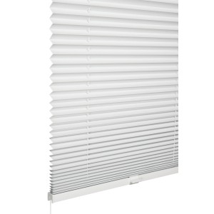 Weißes Schöner Wohnen Thermo-Plissee Ella, 90x130 cm, für Fenster, Detailansicht.