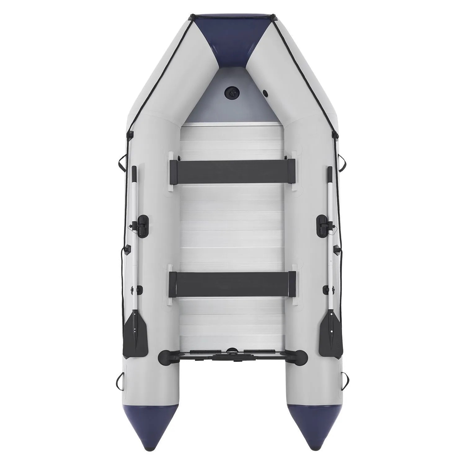 ArtSport Schlauchboot Paddelboot Grau mit Aluboden  3,80m_3