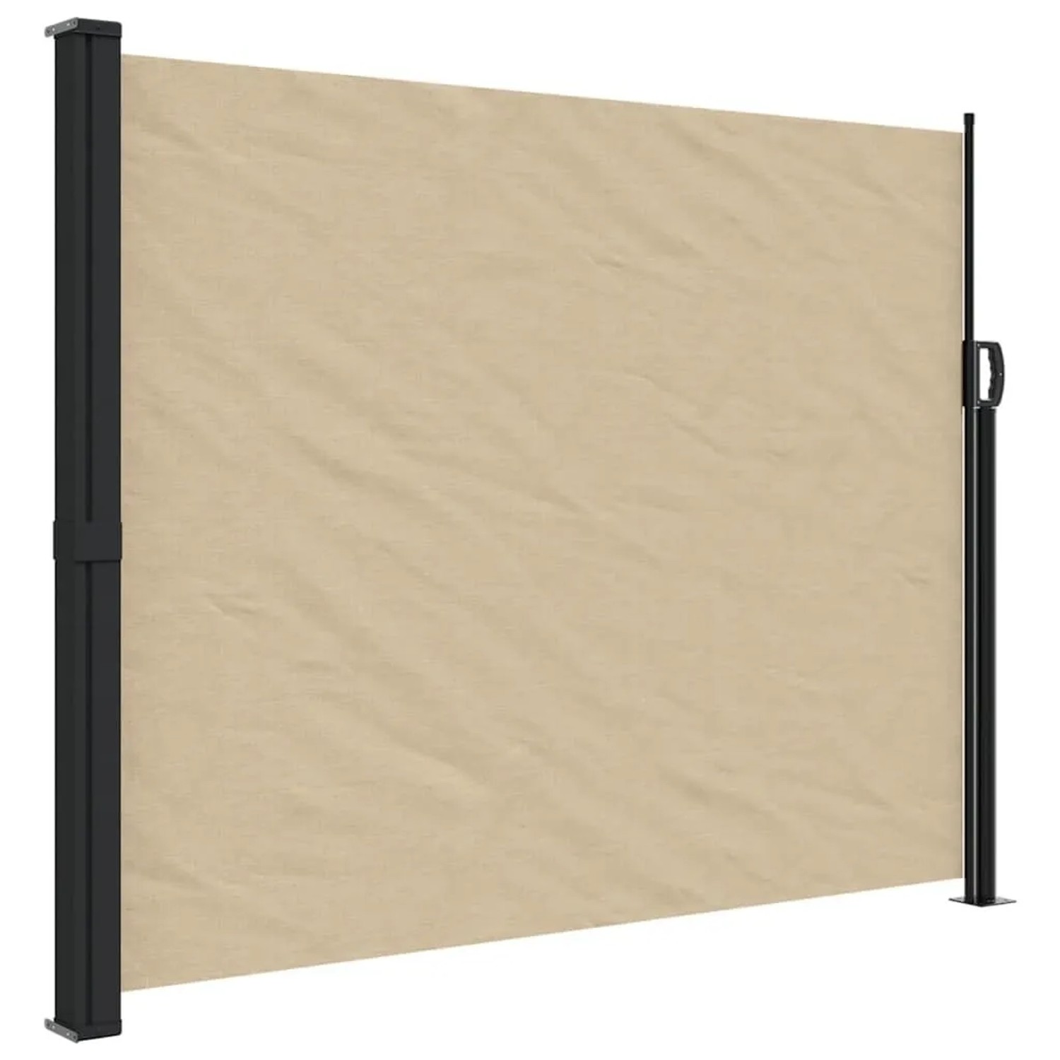 vidaXL Seitenmarkise Ausziehbar Beige 160x500 cm 4004435