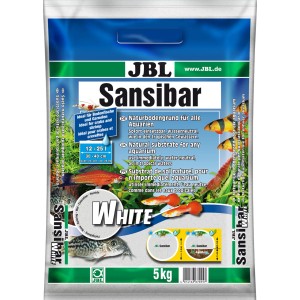 JBL Sansibar Weiß, 5 kg Aquarium Bodengrund für vitales Pflanzenwachstum.