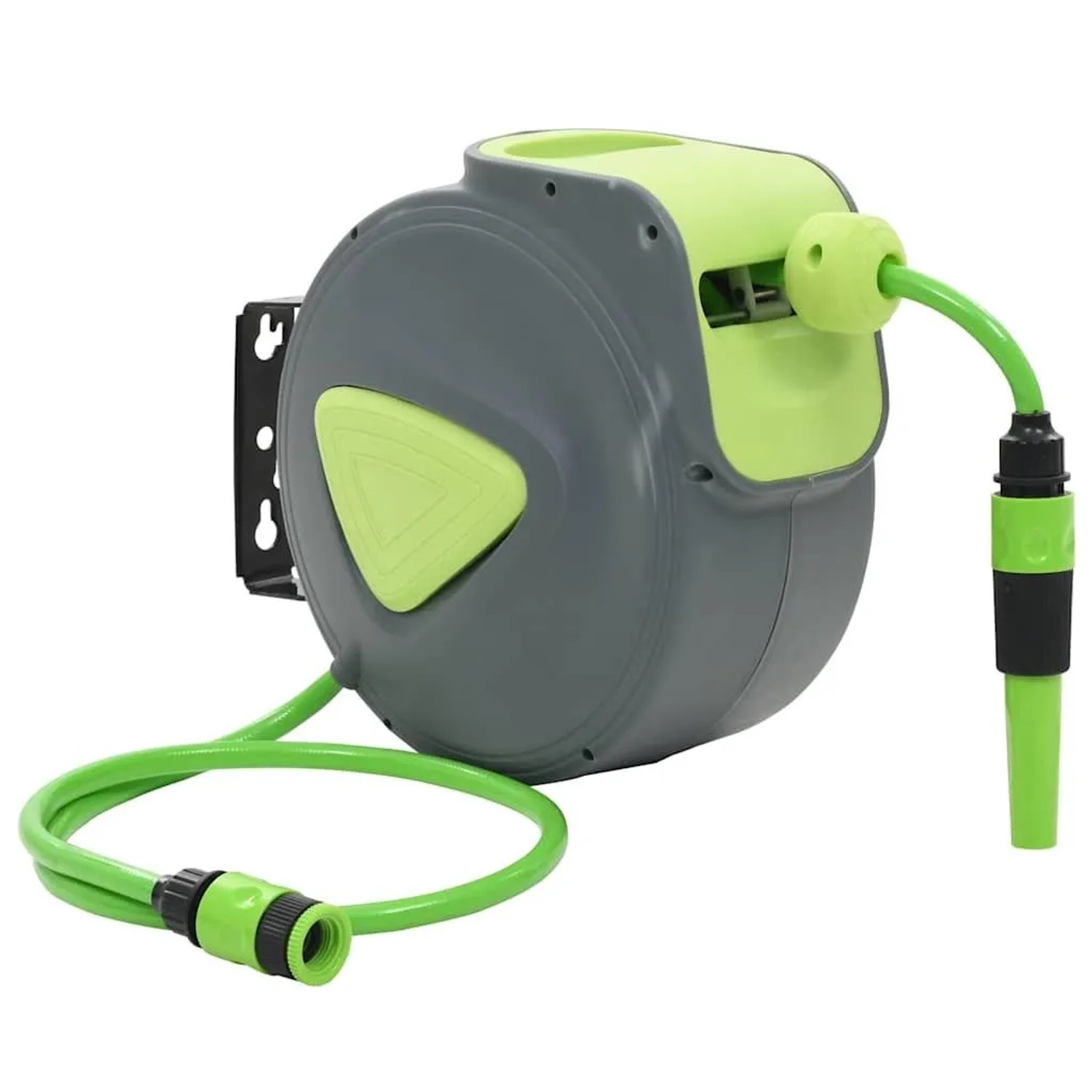vidaXL Wasserschlauchtrommel Automatisch Einziehbar Wandmontage 10+1 m 143896