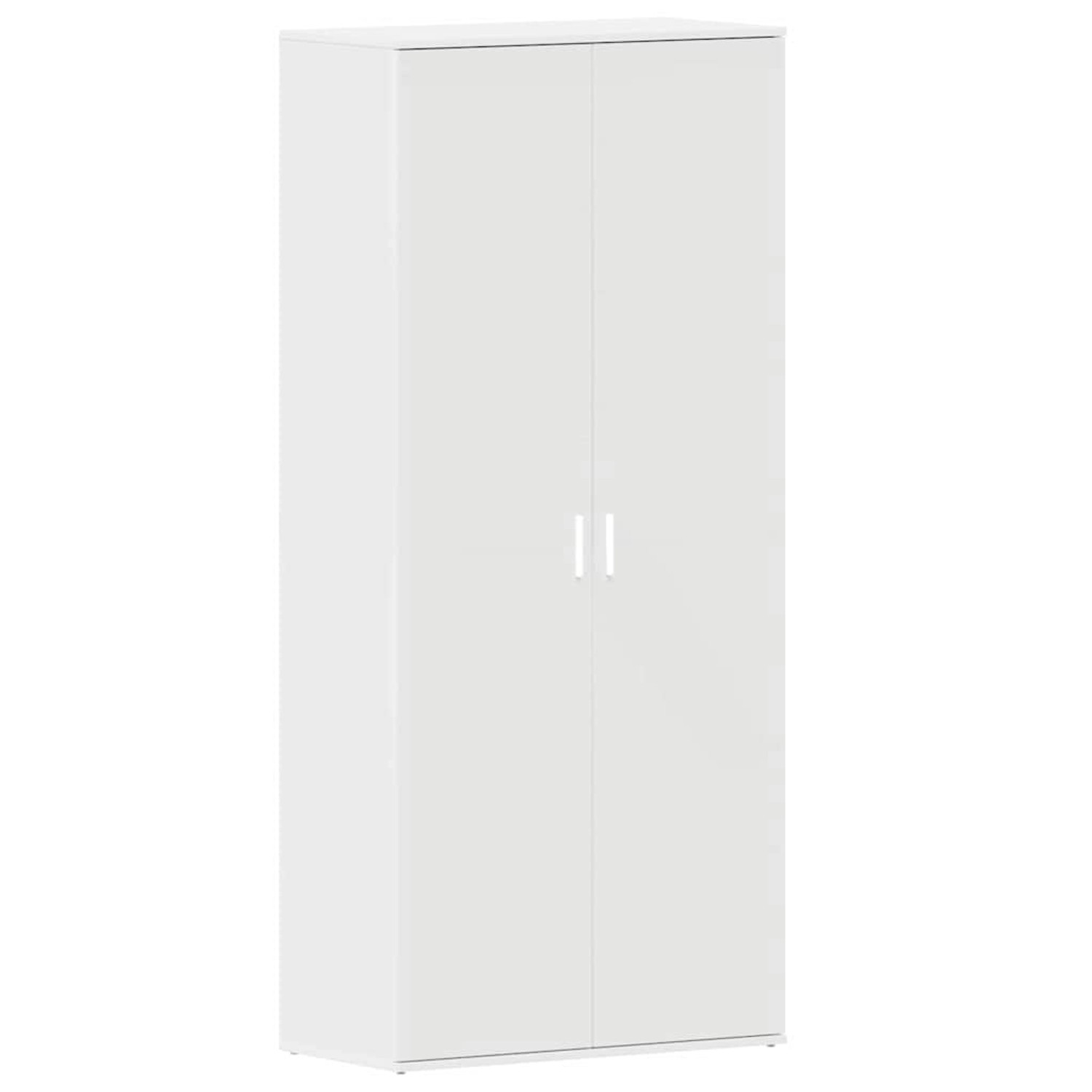 vidaXL Schuhschrank mit Tür Weiß 80 x 39 x 180 cm Holzwerkstoff 3333866