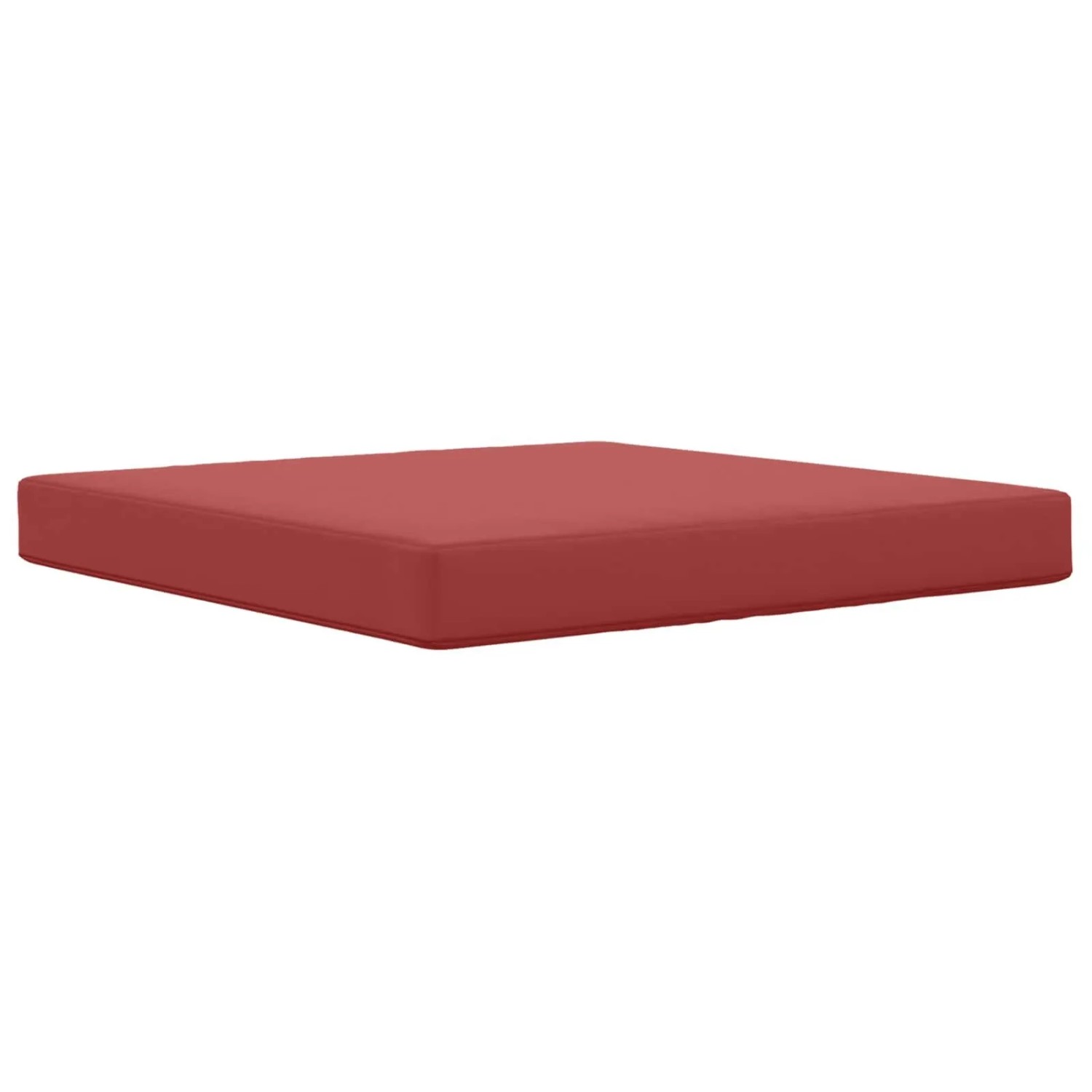 vidaXL Sofakissen für Draußen Weinrot 80 x 80 x 8 cm Polyester 900821