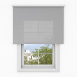 Deco-Raum Tageslicht-Rollo Bohren Basic GL 90 cm x 150 cm Grau