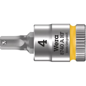 Wera Zyklop Bitnuss 8740 A HF, 4 mm Innensechskant, Schlüssel & Abzieher.