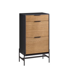 SoBuy Schuhkipper mit 2 Klappen Schuhschrank mit 6 Ablageflächen HFSR03-SCH