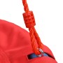 Relaxdays Nestschaukel Stahl Rot Höhenverstellbar mit Schaumstoffgriffen 100 cm_5