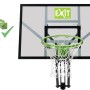 EXIT Galaxy Basketballkorb zur Wandmontage, grün/schwarz, mit Dunkring und Netz.