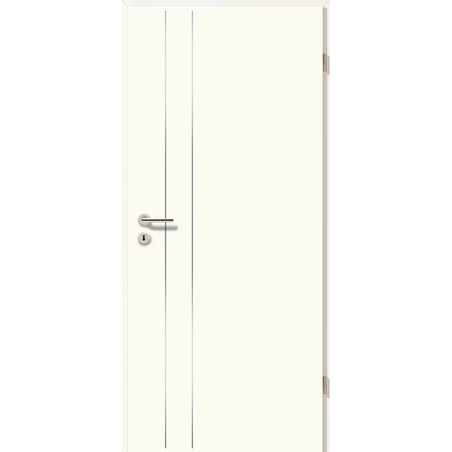 GetaDoor Designtür ModernLine 3702 Arktikweiß 198,5 cm x 86 cm DIN R