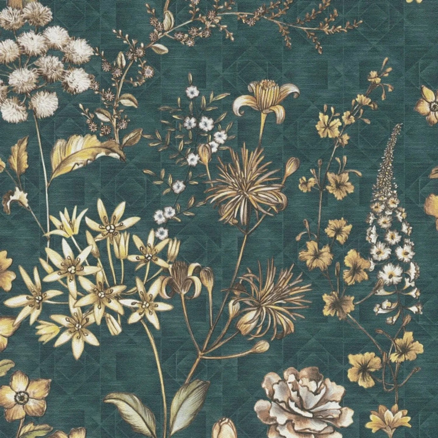 Tadessi Tapete Floral M1-No.4354 Vliestapete in Orange