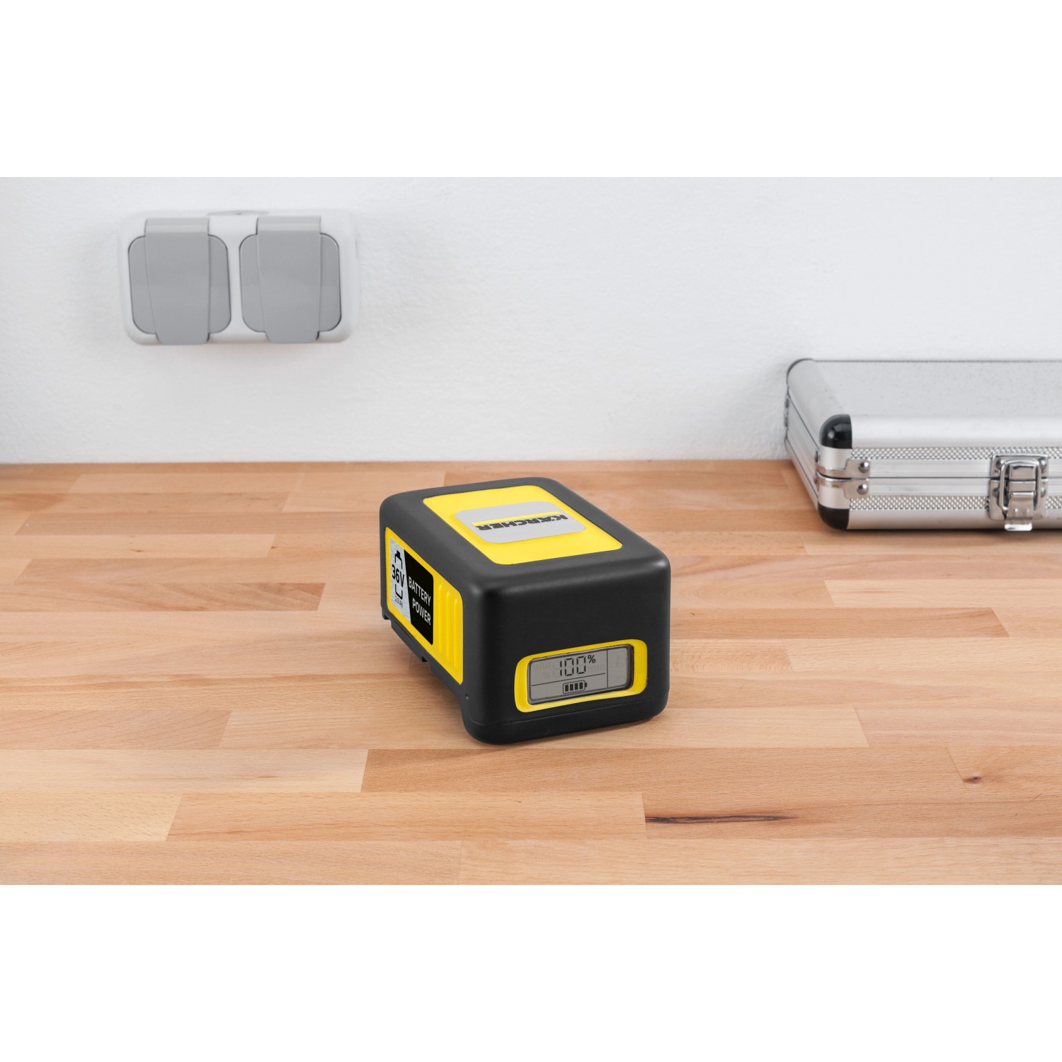 Kärcher Akku Battery Power 36 V/2,5 Ah für Kärcher Geräte, mit Ladestandsanzeige.