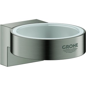 Grohe Selection Halter in Hard Graphite gebürstet für Bad-Accessoires.