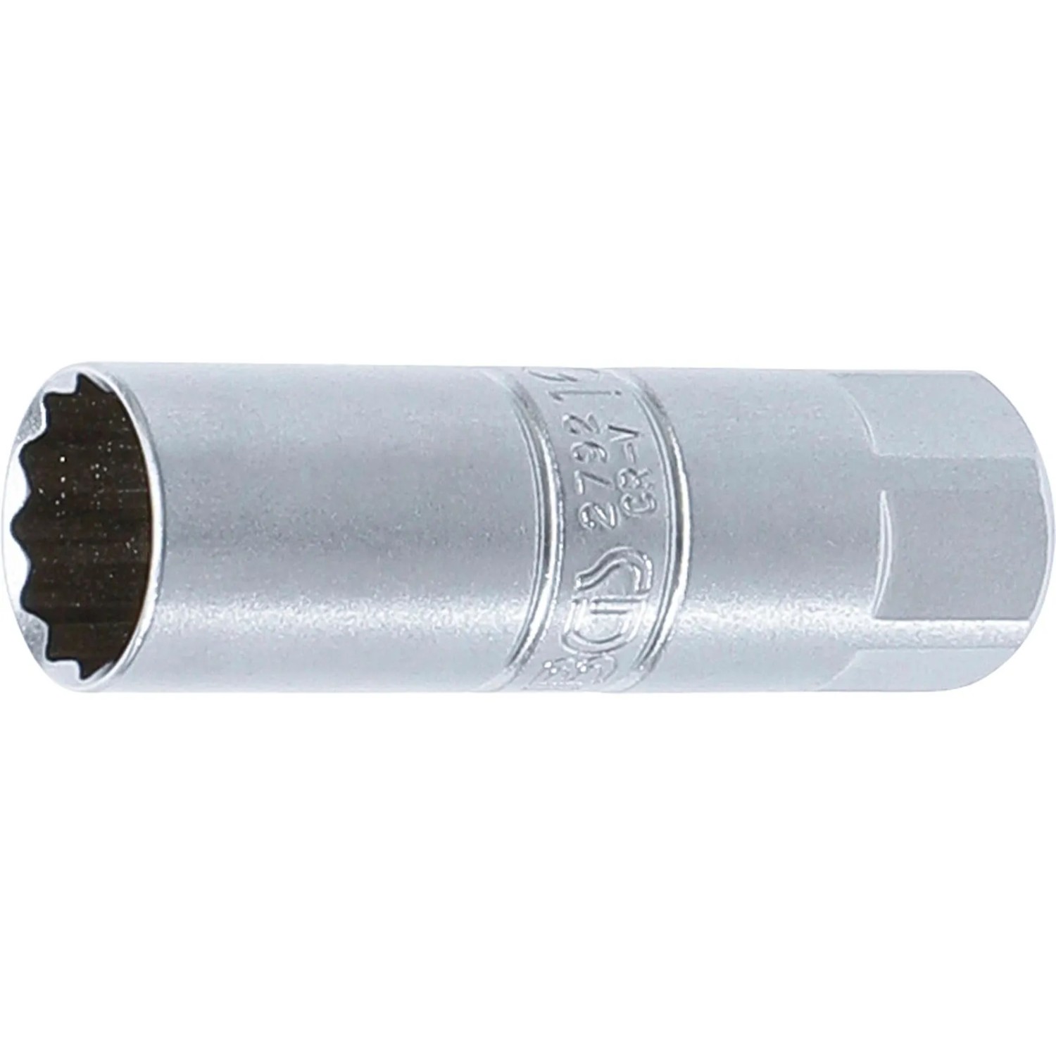 BGS Zündkerzen Einsatz Zwölfkant Antrieb Innenvierkant 10 Mm  3 8 Zoll  SW 16 Mm 2792