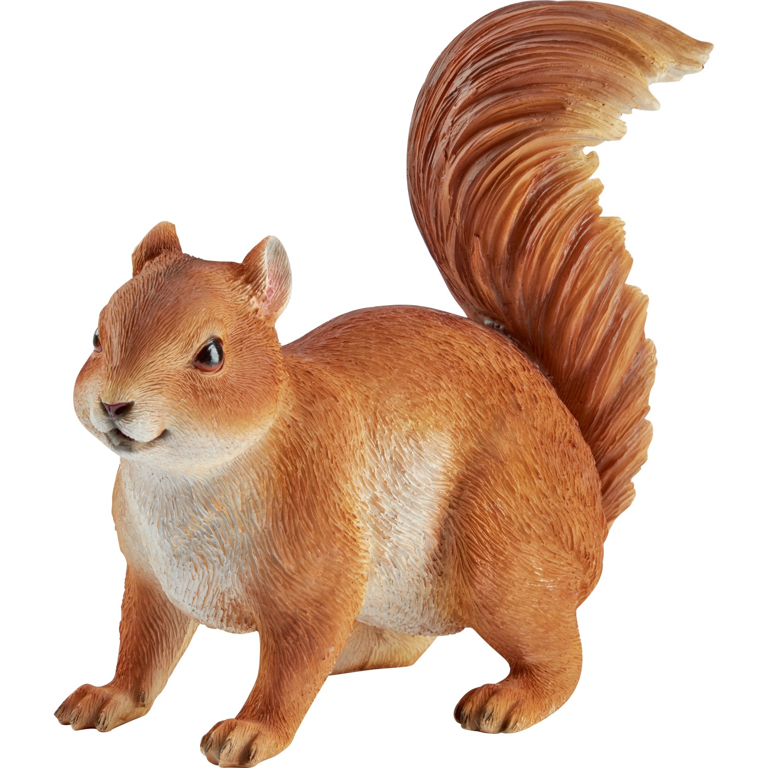 Deko-Figur Eichhörnchen 10,5 cm x 20,5 cm x 20 cm Hellbraun