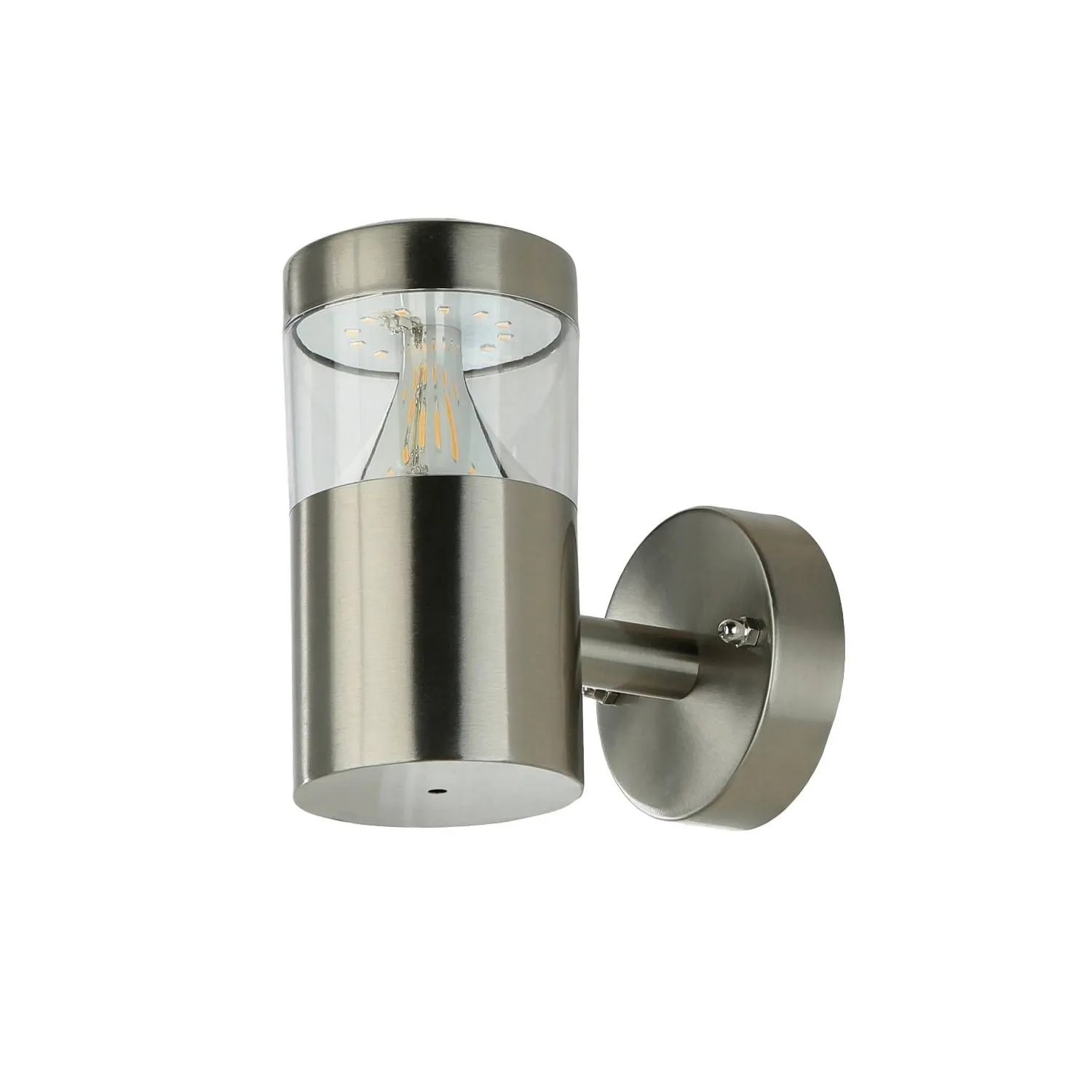 EASYLIGHT Edelstahl Außenlampe LED 15,5 CM Hoch Klein 3000K Modern IP44