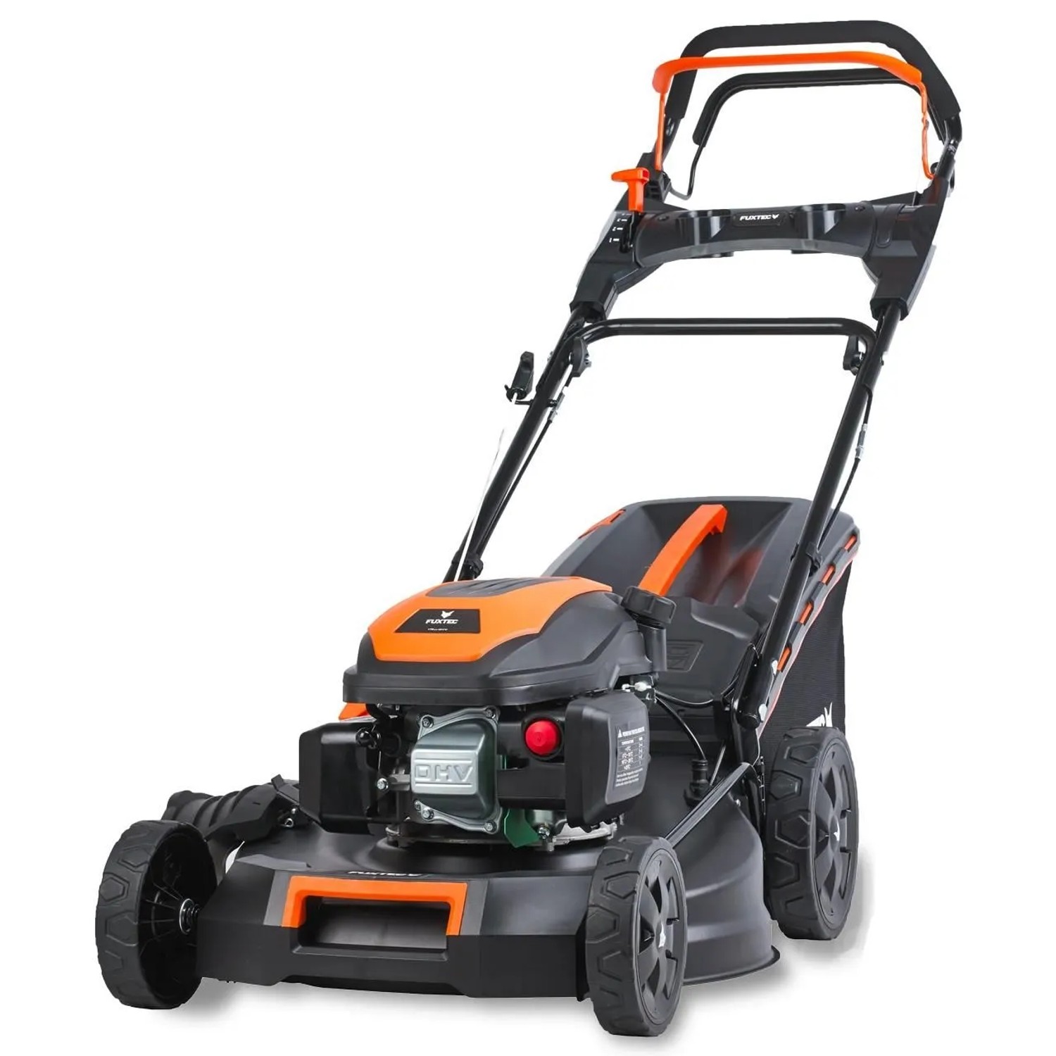 FUXTEC 4PS Benzin Rasenmäher FlexSpeed 51cm 51 cm Schnittbreite 60 L Fangkorb 4in1 Funktion 3,9 PS 170 ccm
