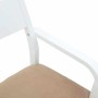 vidaXL Esszimmerstühle mit Kissen 2 Stk Weiß Massivholz Gummibaum 4102514_8