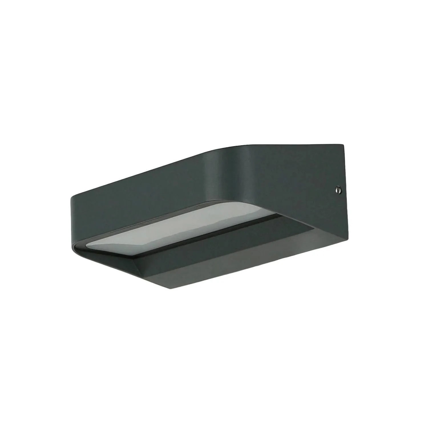 EASYLIGHT LED Außenlampe Anthrazit IP54 14,2 CM Breit Up Down Aluminium 3000 K 600 LM Modern