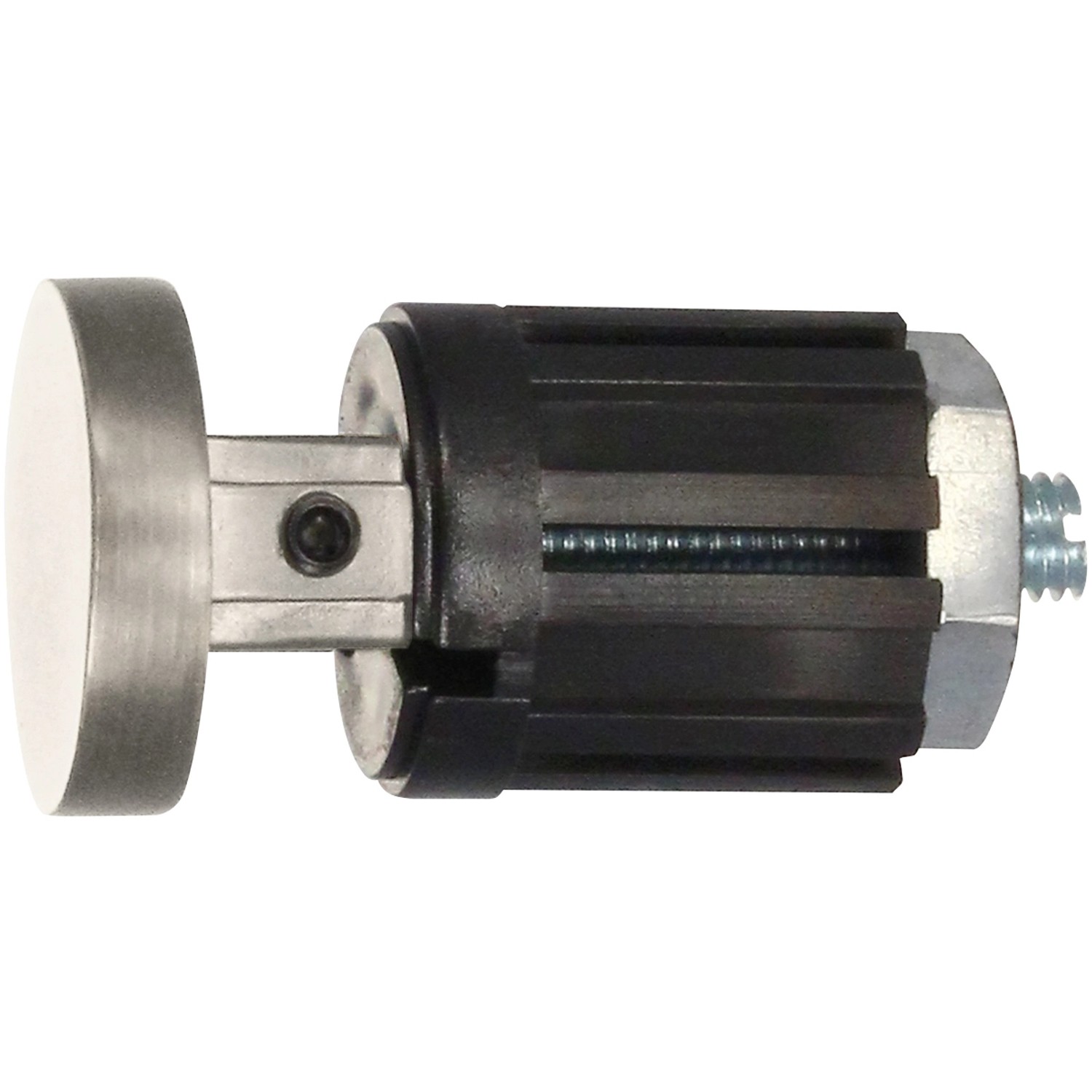 Mydeco Gardinenstange-Endstück Match Edelstahl-Optik Ø 2,5 cm