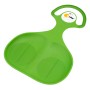 Grüner KHW Rutschteller Snow Glider, 58 cm, aus robustem Kunststoff mit Griff.