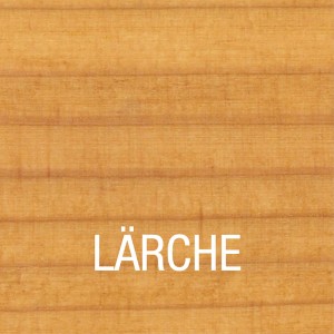 Holzstruktur mit Lärchen-Farbton, behandelt mit Bondex Lärchen-Öl.