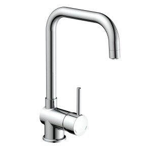 Eisl Spültischarmatur Futura Niederdruck, Chrom, mit schwenkbarem Auslauf.