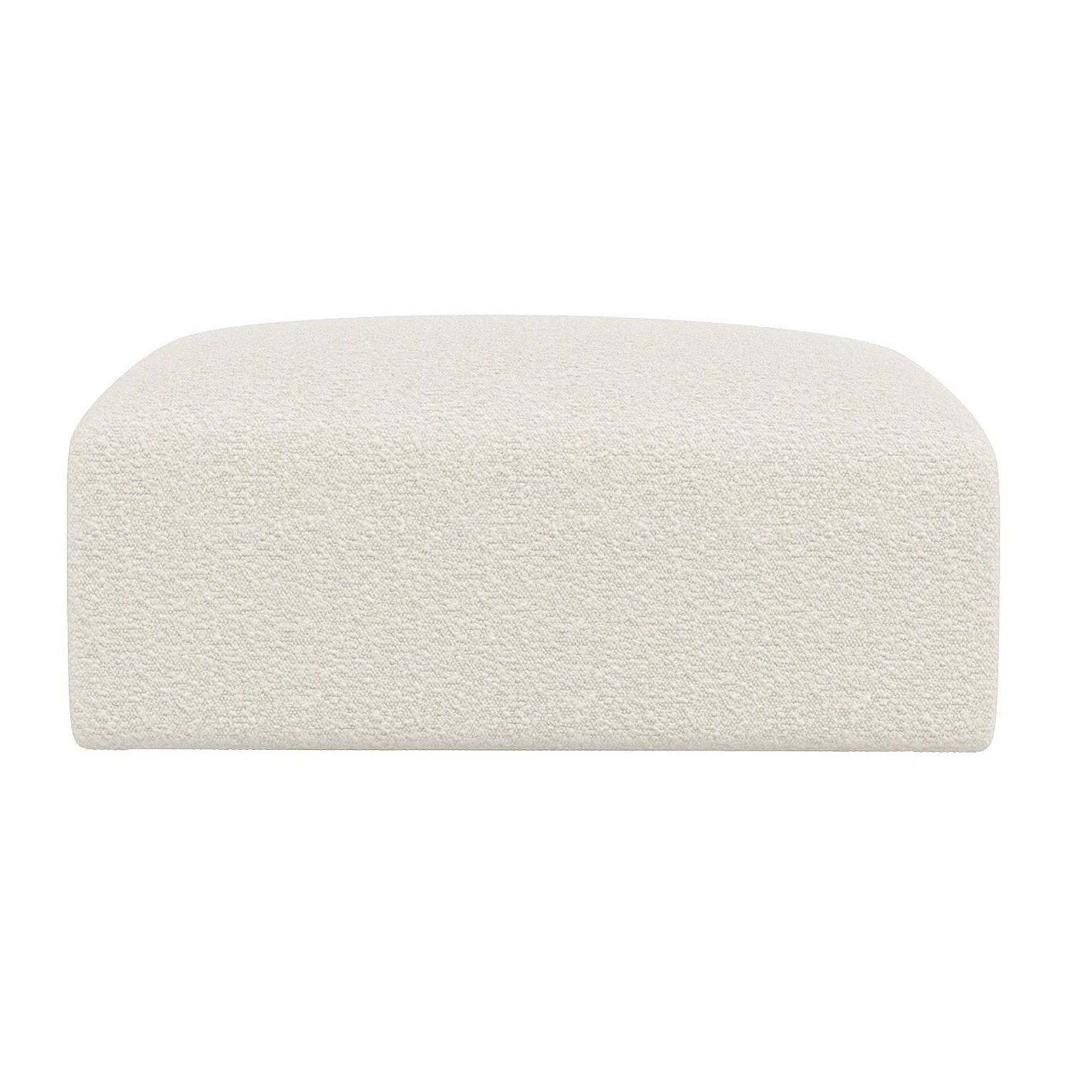 Vente-unique Sitzhocker Pogni Weiß 75 cm