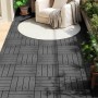 WOLTU WPC Terrassenfliesen Holzoptik 22 Stück/2 m² Grau_4