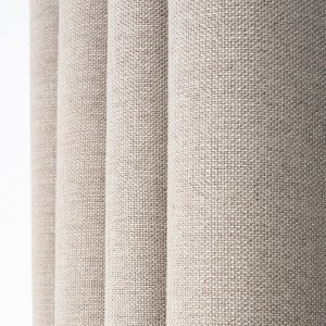 Beiger Moondream Verdunklungsvorhang Rocle Starlight, 130x260 cm, Textilstruktur.