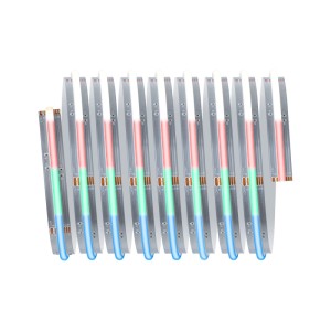 Paulmann MaxLED 1000 RGBW LED-Strip-Erweiterung, 2,5 m, zeigt rote, grüne, blaue Lichter für individuelle Lichtgestaltung.