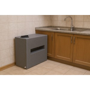 KMND 150L Rechteckig Trinkwasser Wassertank V Marmoriert