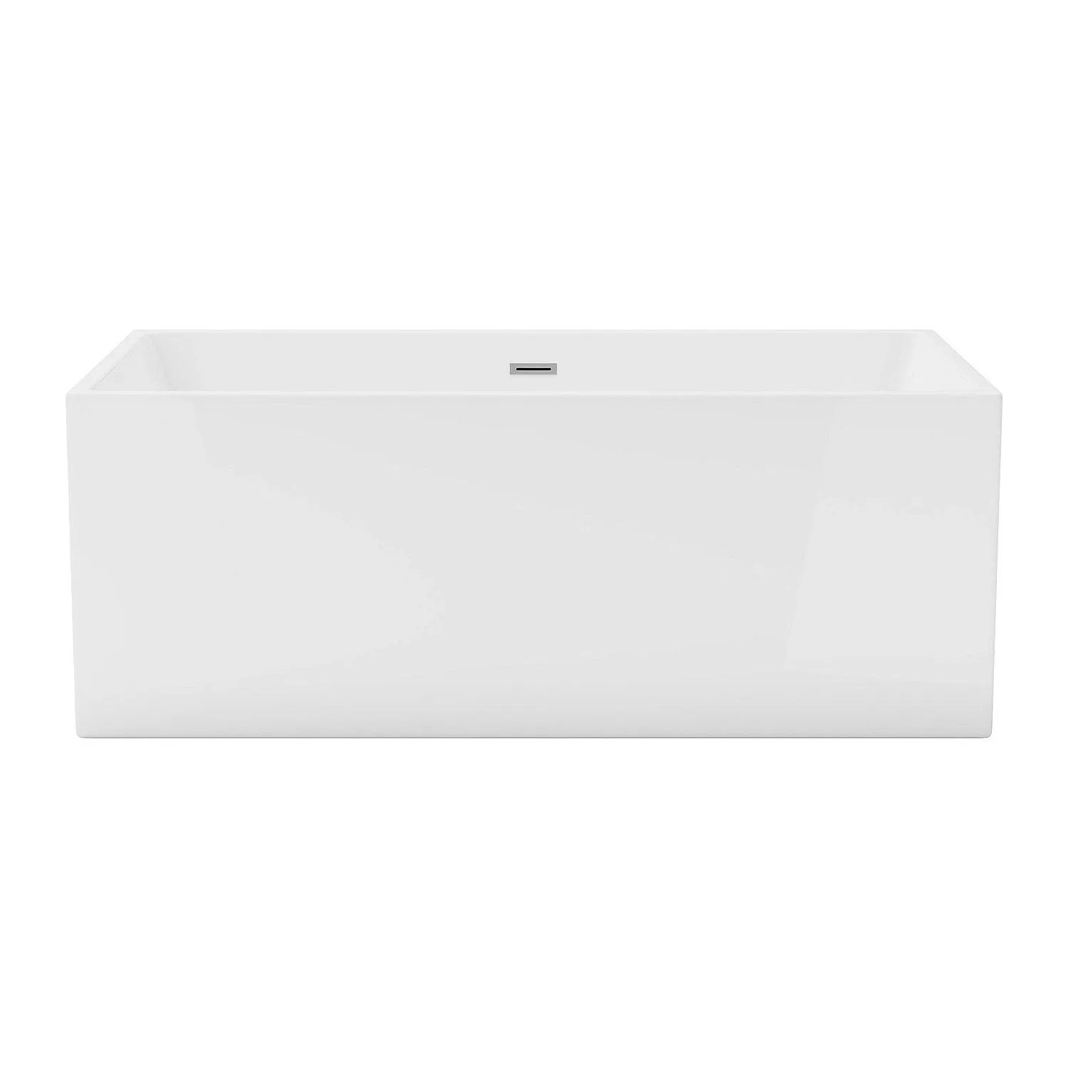 Vente-unique Vorwandbadewanne Pikaia Weiß 150 cm