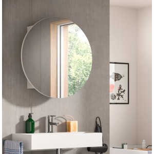Inn.Furn Badezimmer Spiegelschrank in Weiß 70 cm Roove