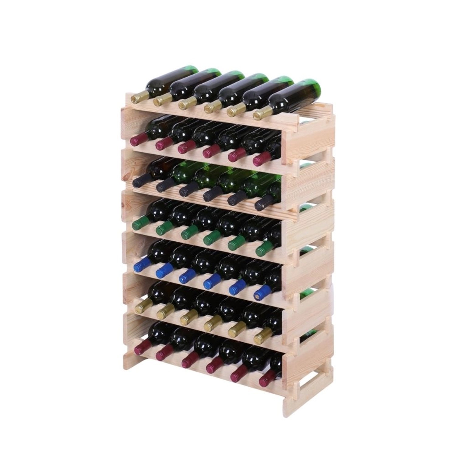 PROREGAL Weinregal VINOTECA FLEX PRO HxBxT 93x65x28cm 42 Flaschen Auf 7 Ebe günstig online kaufen