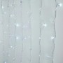 ECD Germany LED Lichtervorhang, 240 kaltweiße LEDs, 2x1,5m, Weihnachtsdekoration.