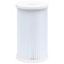 vidaXL Pool Skimmer & Pumpe, 16cm, weiß/blau, Kunststoff. Filter für sauberes Poolwasser.