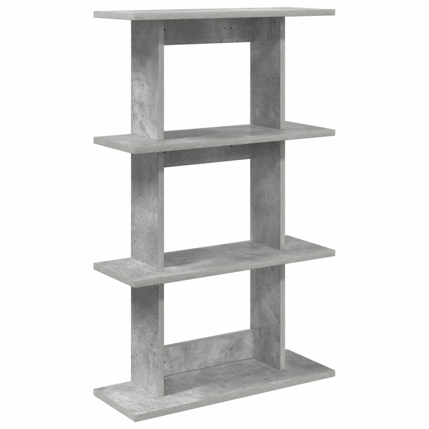 vidaXL Wandregal Wandhalterung Betongrau 56 x 20 x 90 cm Holzwerkstoff 8012071