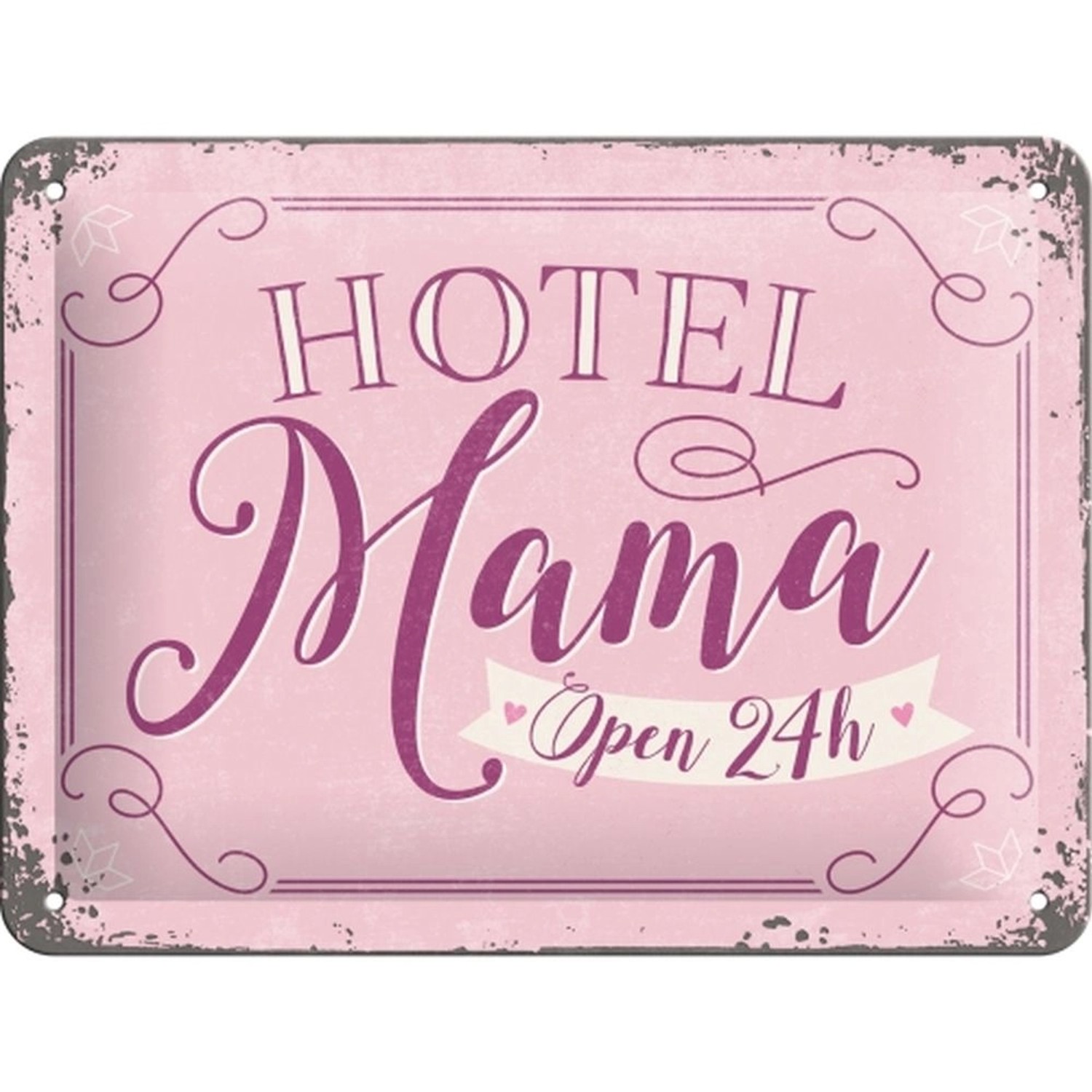 Nostalgic-Art Blechschild 15x20 cm - Word Up - Hotel Mama günstig online kaufen