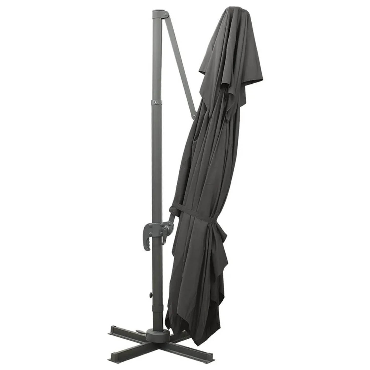 vidaXL Ampelschirm mit Doppeldach Anthrazit 400 x 300 cm 312373_4