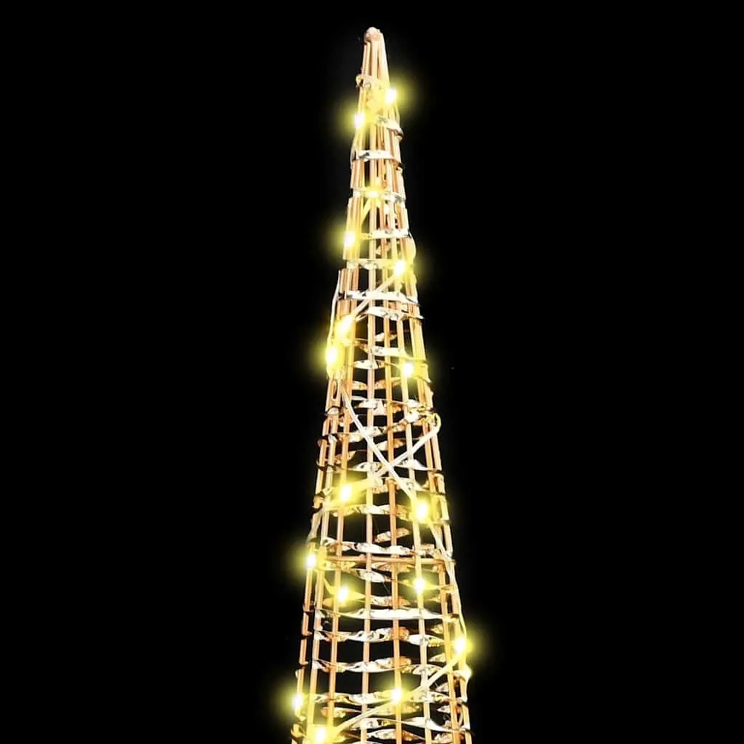vidaXL Weihnachtsbaum mit 90 LEDs, warmweiß, 80cm hoch.