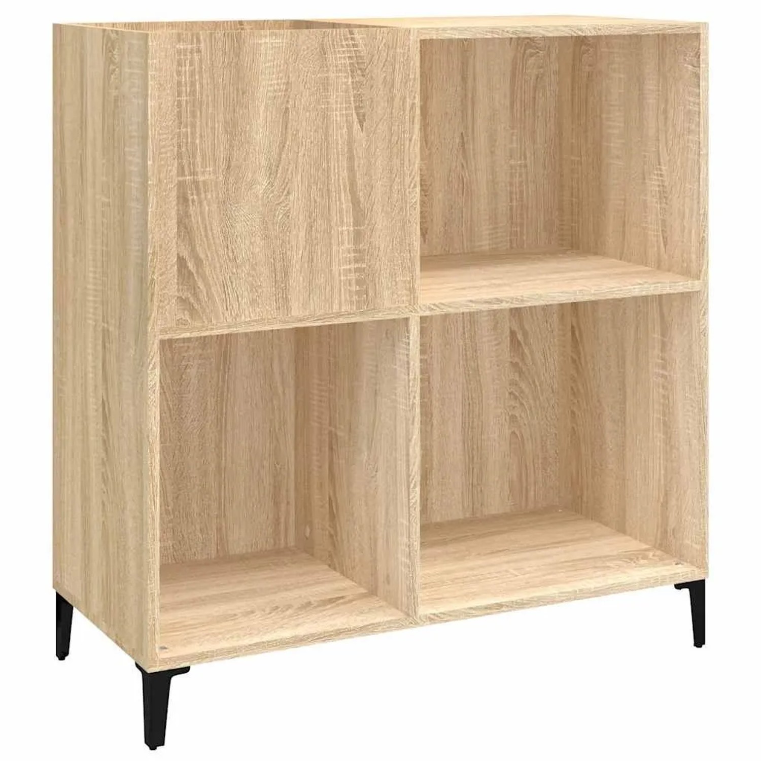 vidaXL Plattenschrank Sonoma-Eiche 84,5x38x89 cm Holzwerkstoff 832000