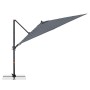 Doppler Ampelschirm MyZone, 280x280 cm, blau-grau, mit Kurbelmechanik.