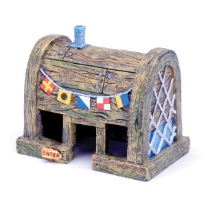 Pennplax SpongeBob Krosse Krabbe Aquarium Deko, 7,6cm. Detailreiche Dekofigur für Aquarien.