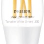 Philips Smart LED Leuchtmittel, 40W, E14, Kerzenform, Filament, klar