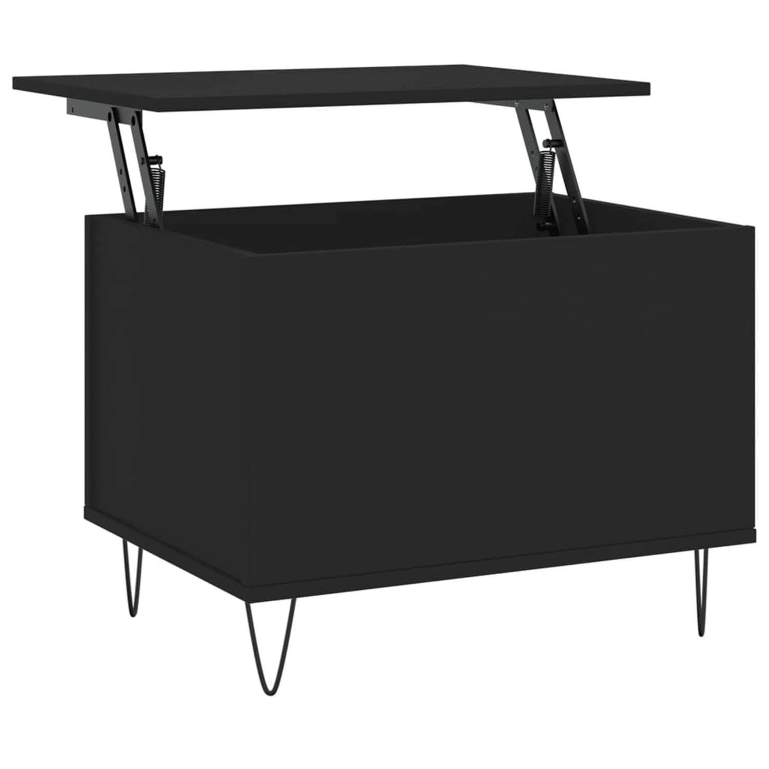 vidaXL Couchtisch Schwarz 60x44,5x45 cm Holzwerkstoff Modell 5 günstig online kaufen