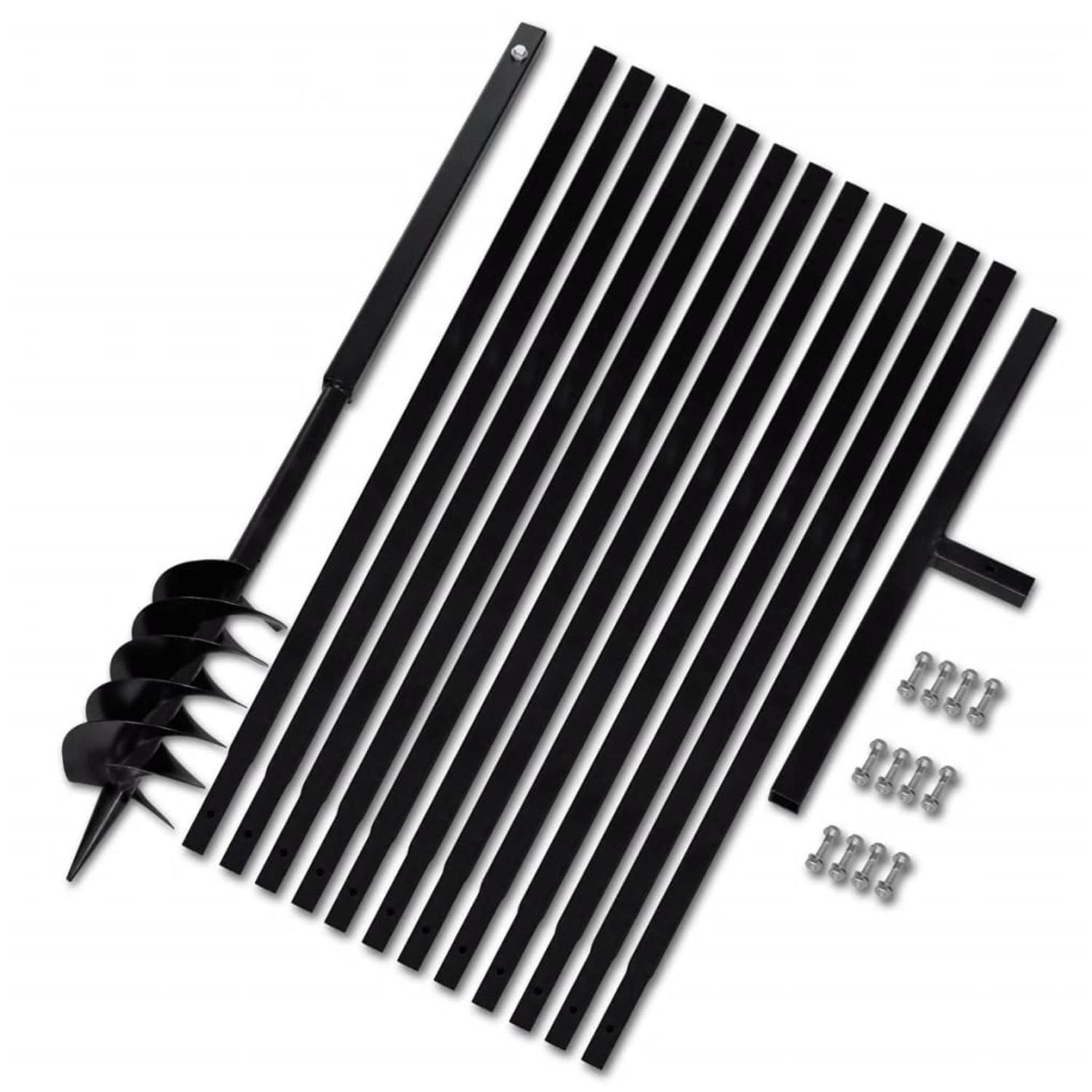 Thumbnail - vidaXL Erdbohrer mit Griff 120 mm Verlängerungsrohr 13 m 270525