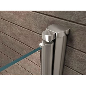 Glasdeals Badewannenaufsatz Duschtrennwand BREASE-FROST 120 x 140 cm – 3506