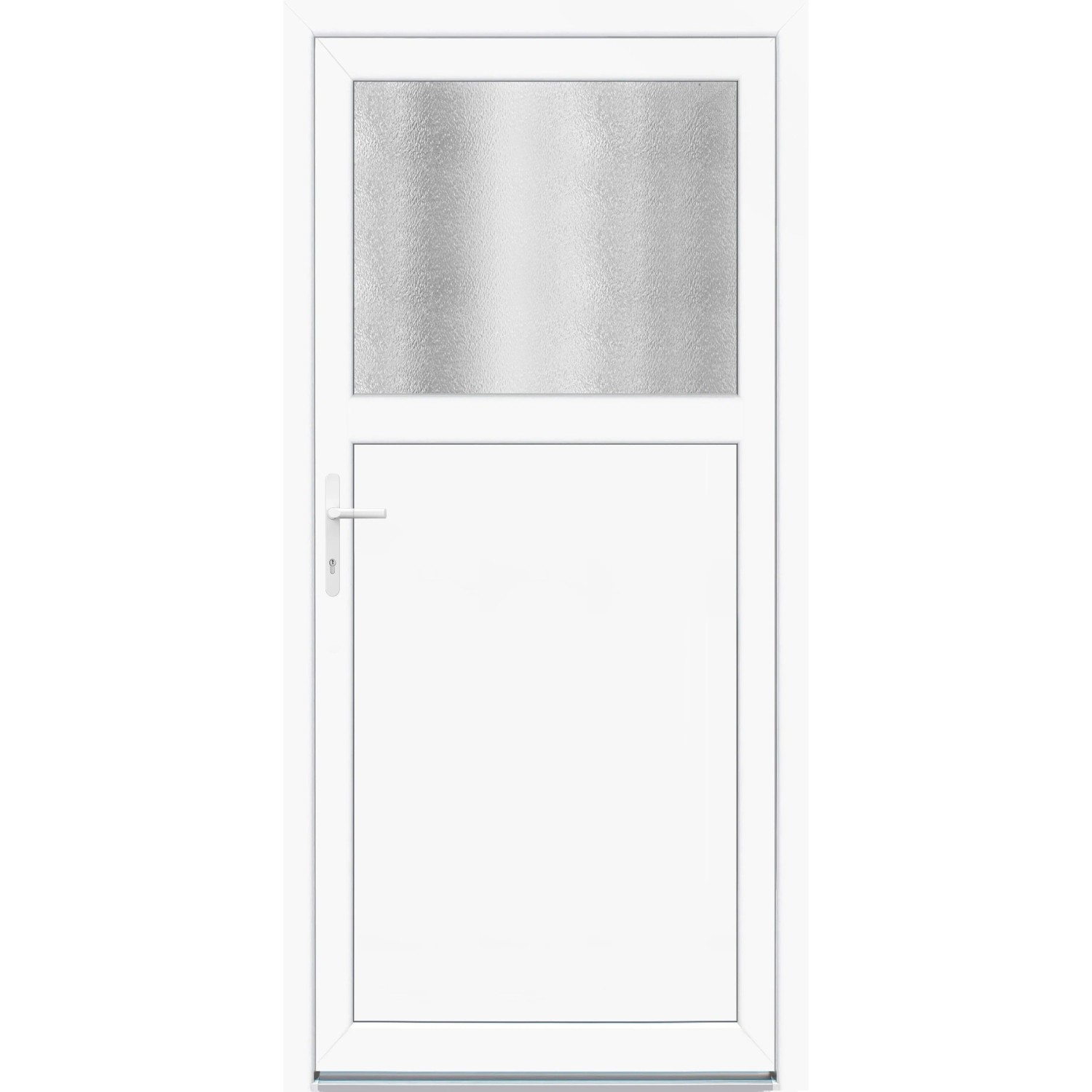 Panto Nebeneingangstür K301 Weiß 98 cm x 190 cm DIN L