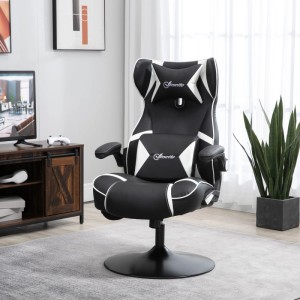 Vinsetto Gaming Stuhl mit Wippfunktion mit Lautsprecher