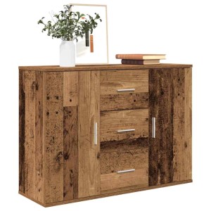 vidaXL Sideboard Altholz-Optik 90x29,5x65 cm Holzwerkstoff 855978